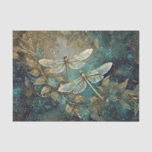 Dazzling  Dancing Dragonflies, Gossamer Wings Tissue Paper