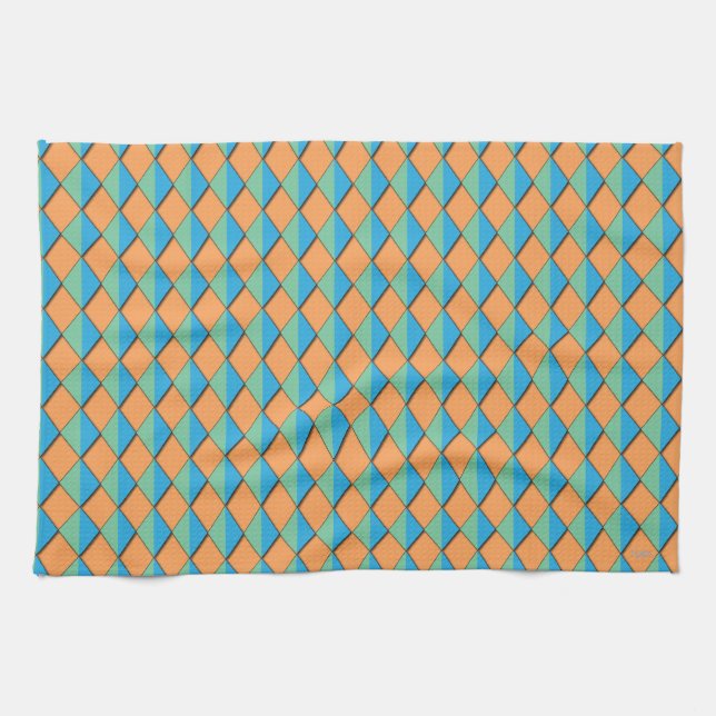 Dazzling Diamonds Tea Towel (Horizontal)