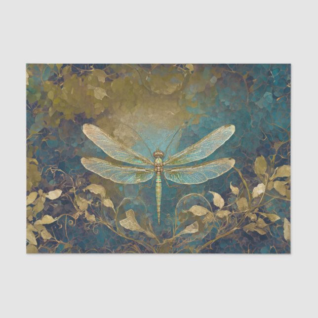 Dazzling Dragonfly, Gossamer Wings Tissue Paper (Front)