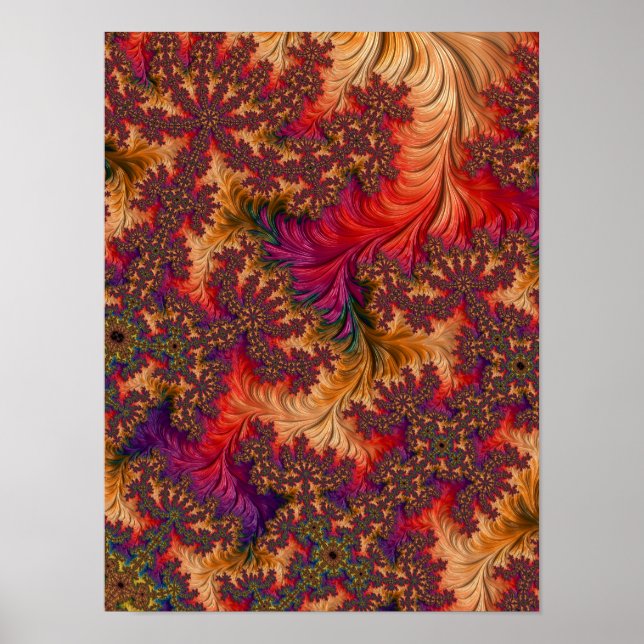 Dazzling Fractal Poster (Front)