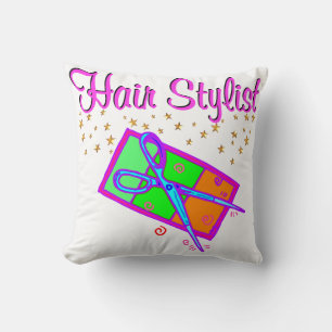DAZZLING HAIR STYLIST AND BEAUTICIAN CUSHION