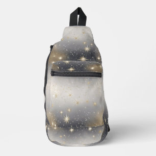 Dazzling Metallic Sparkle Sling Bag