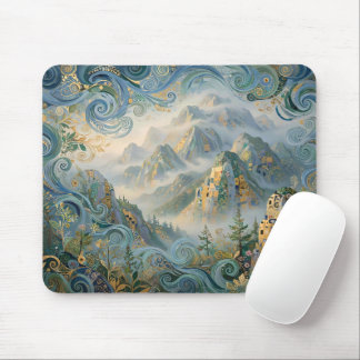 Dazzling Misty Day In The Mountains Mouse Pad