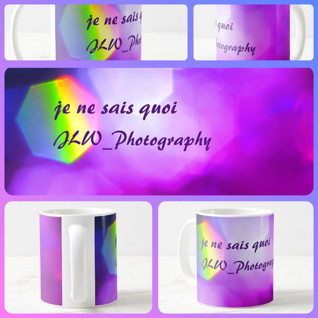 Dazzling Purple Je ne sais quoi Coffee Mug (Creator Uploaded)