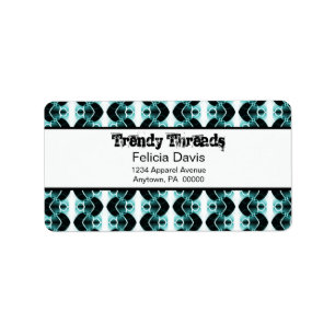 Dazzling Retro Address Labels