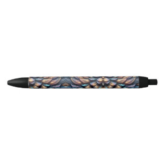 Dazzling Scales Black Ink Pen