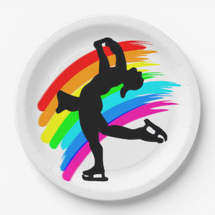 DAZZLING SKATER PAPER PLATE