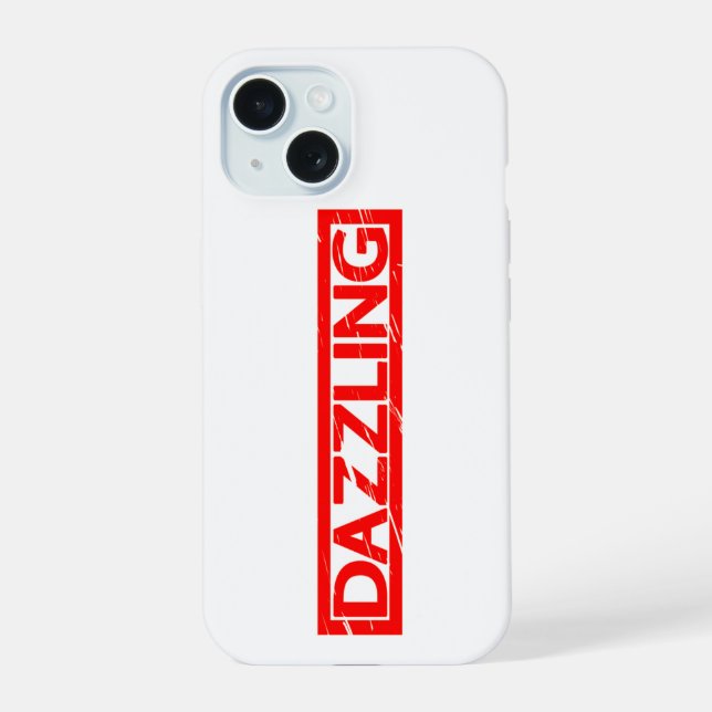 Dazzling Stamp iPhone 15 Case (Back)