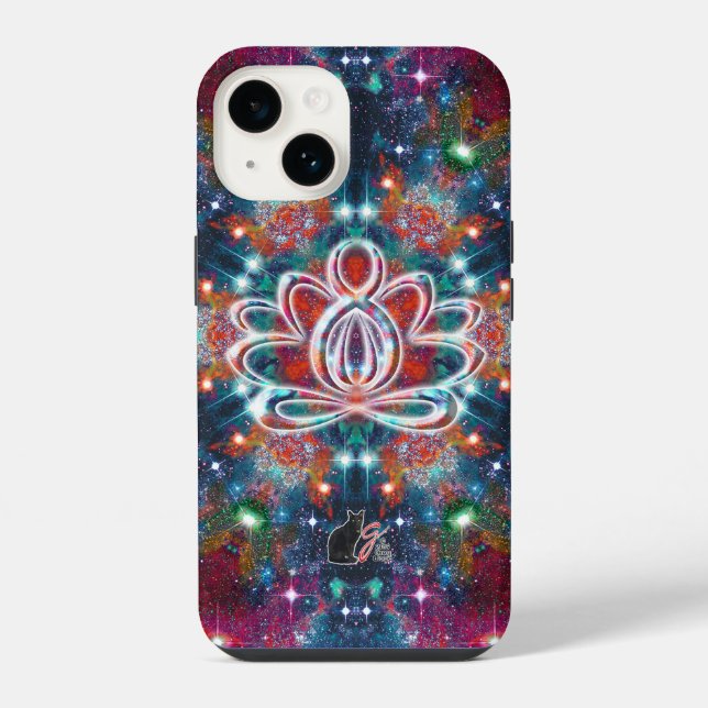 Dazzling Zen Lotus iPhone Case (Back)