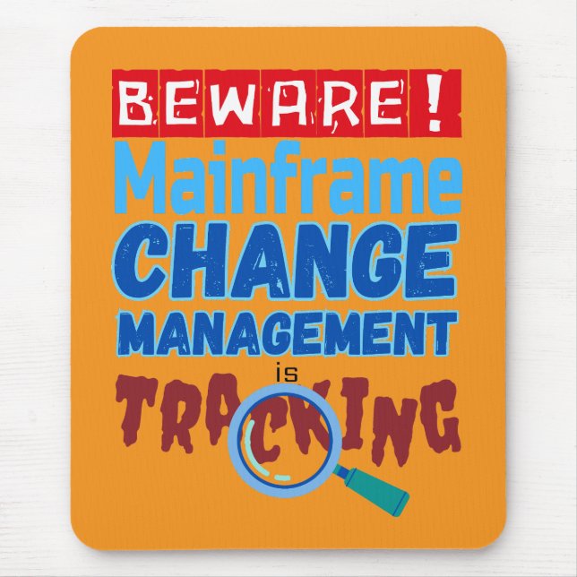 DB2 Change Management in Mainframe Programming Mouse Pad (Front)