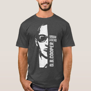 DB Cooper face unsolved mystery sities cool urban T-Shirt