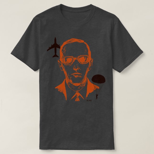 DB Cooper Lives 1 T-Shirt (Design Front)