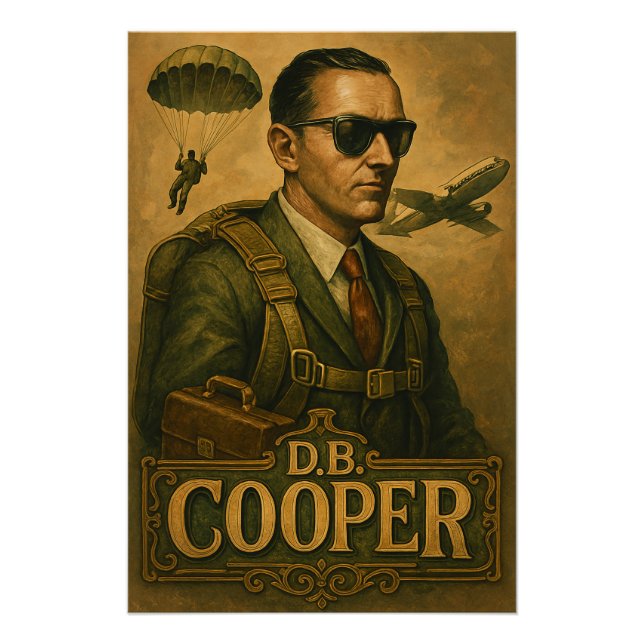DB Cooper Poster (Front)