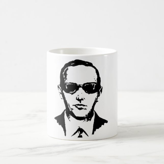 DB Cooper Sketch Coffee Mug (Center)