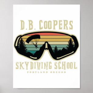 DB coopers skydiving school Portland oregon  Poster