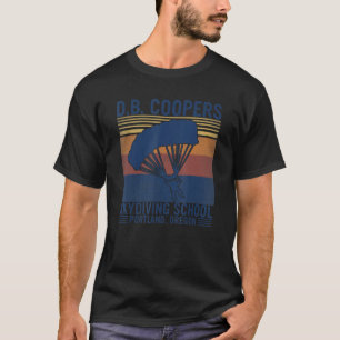 Db Coopers Skydiving School Portland Oregon Vintag T-Shirt