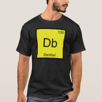 Db - Decibel Chemistry Element Symbol Noise Tee