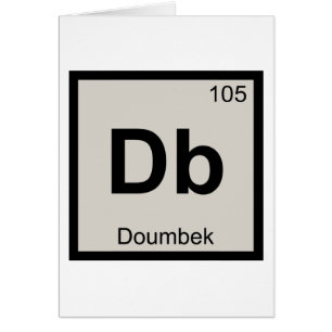Db - Doumbek Music Chemistry Periodic Table Symbol