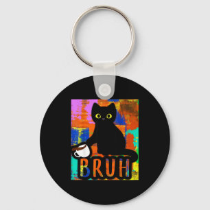 Dba-art Cute Kitten Costumes Vintage Cat Bruh Colo Key Ring