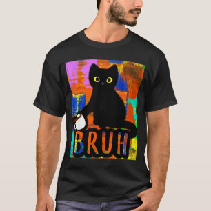Dba-art Cute Kitten Costumes Vintage Cat Bruh Colo T-Shirt