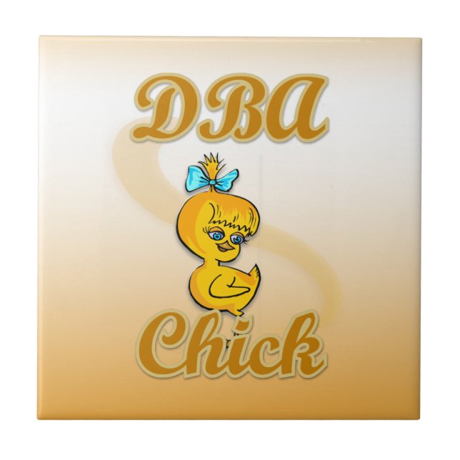 DBA Chick Ceramic Tile (Front)