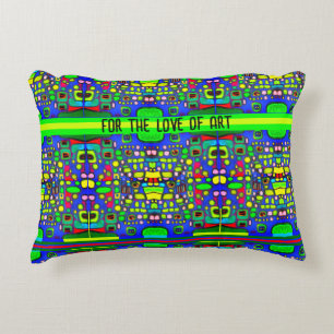 DBL-sided artsy fun multicolor popular pattern  Decorative Cushion