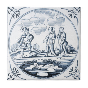 DBT02 Delft Biblical Design Ceramic Tile
