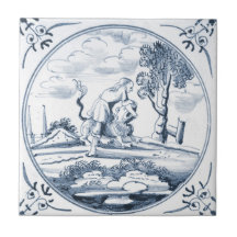 DBT08 Delft Biblical Design Ceramic Tile