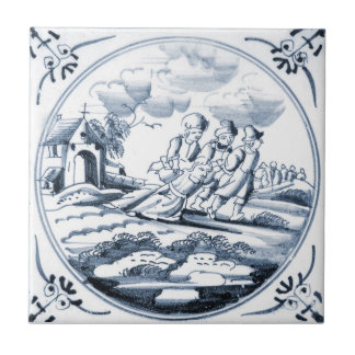 DBT13 Delft Biblical Design Ceramic Tile