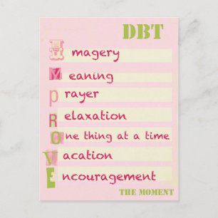 DBT - Improve the Moment Postcard