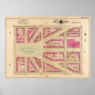 DC Capitol Hill Neighb. (Baist) 1919 BigMapBlog Poster