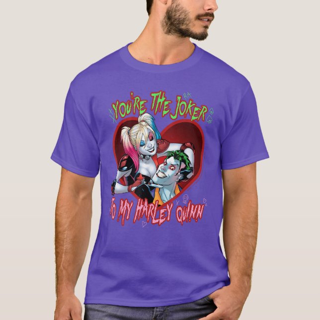 DC Comics Batman Joker To Harley T-Shirt (Front)
