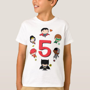DC Comics   Justice League - Chibi Birthday T-Shirt