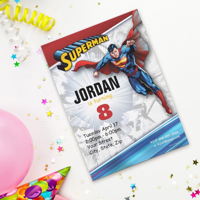 DC Comics | Superman - Birthday Invitation (Creator Uploaded)