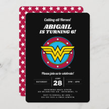 DC Comics | Wonder Woman Circle & Stars Birthday