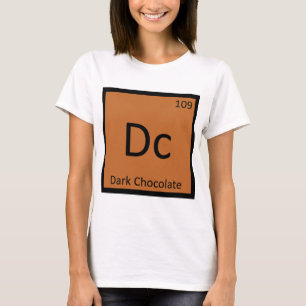Dc - Dark Chocolate Chemistry Periodic Table T-Shirt