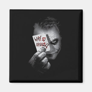 Dc Dark Knight Photo Why So Serious Tank Top Magnet