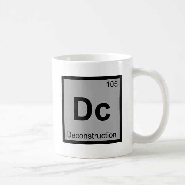 Dc - Deconstruction Chemistry Periodic Table Coffee Mug (Right)