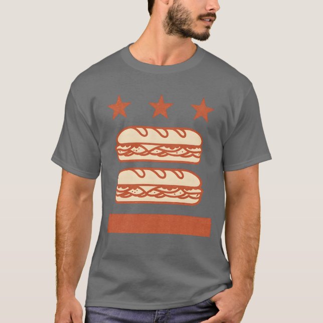 DC Flag Sub Sandwich T-Shirt (Front)