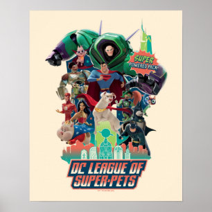 DC League of Super-Pets Battle for Metropolis Poster