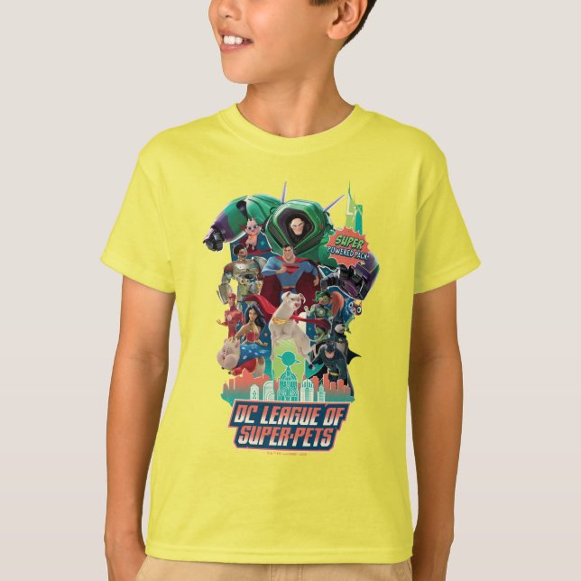 DC League of Super-Pets Battle for Metropolis T-Shirt (Front)