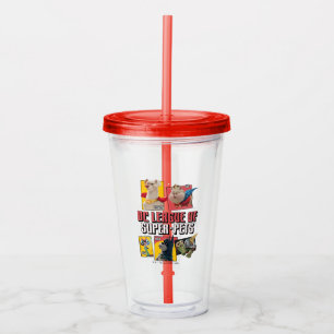 DC League of Super-Pets Character Panels Acrylic Tumbler