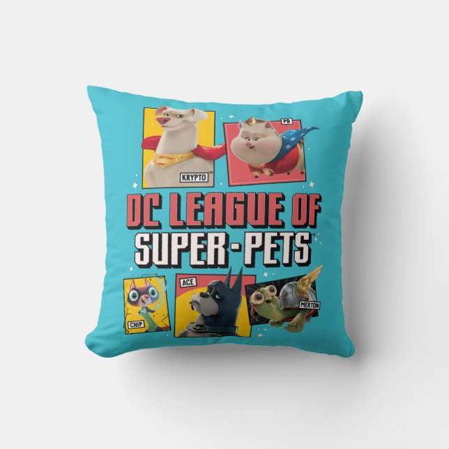 DC League of Super-Pets Character Panels Cushion (Front)