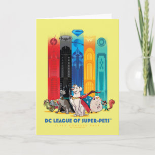 DC League of Super-Pets Metropolis Towers Card