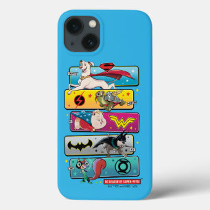 DC League of Super-Pets Panels iPhone 13 Case