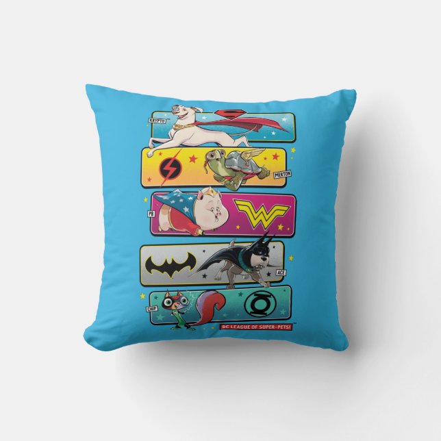 DC League of Super-Pets Panels Cushion (Front)