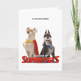 DC League of Super-Pets Theatrical Art Card