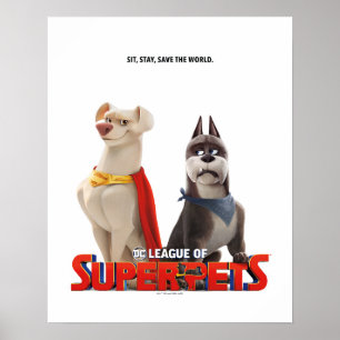 DC League of Super-Pets Theatrical Art Poster