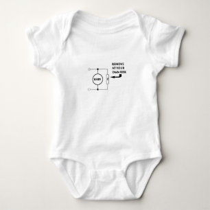 DC Motor Field Winding - Baby Bodysuit