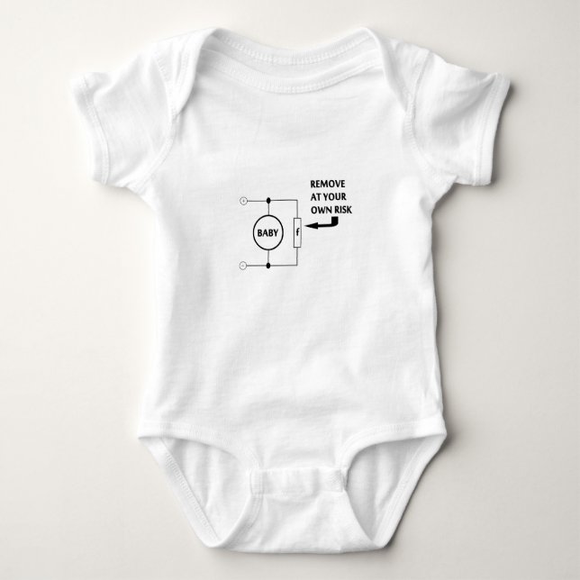DC Motor Field Winding - Baby Bodysuit (Front)
